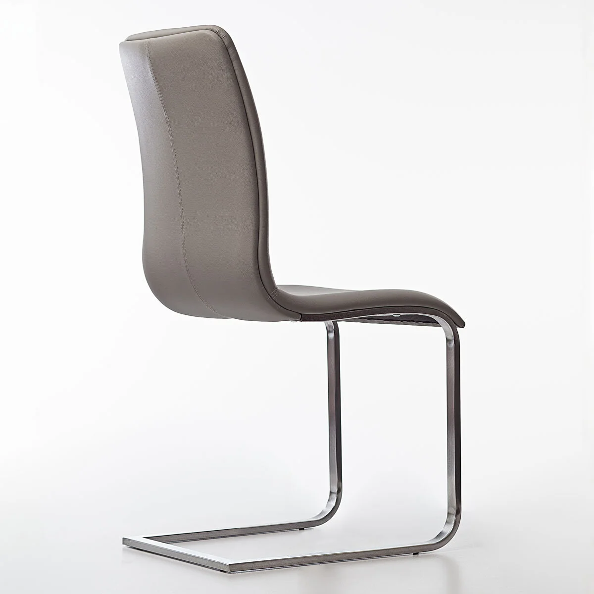 Peressini Rio Light Grey Faux Leather Dining Chair, 2 Pack - Image 6