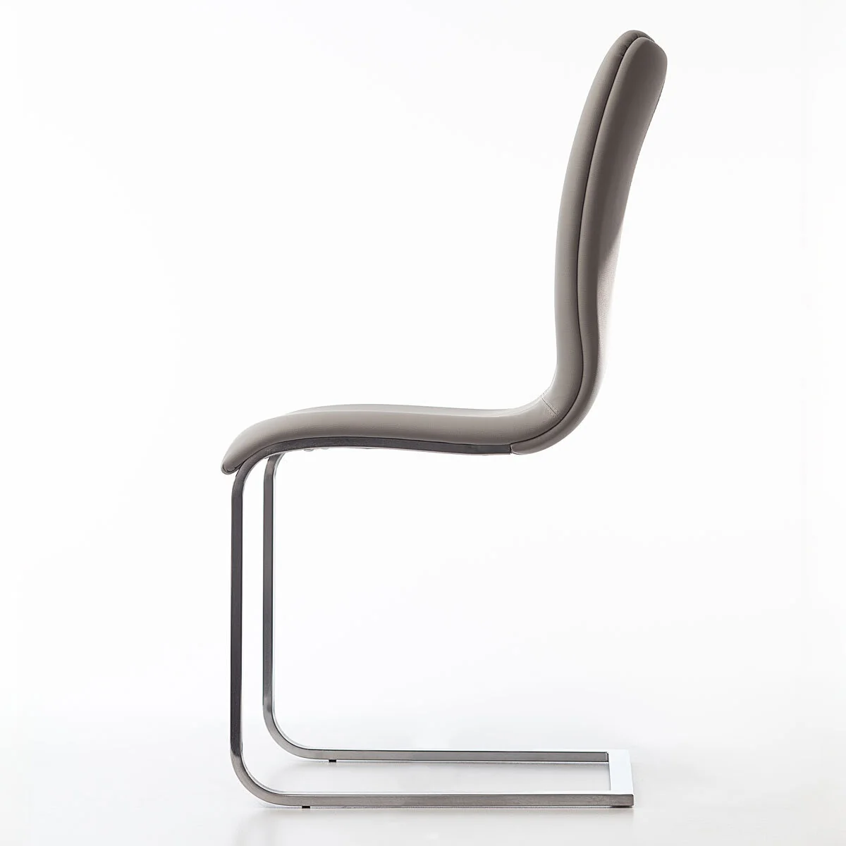 Peressini Rio Light Grey Faux Leather Dining Chair, 2 Pack - Image 7