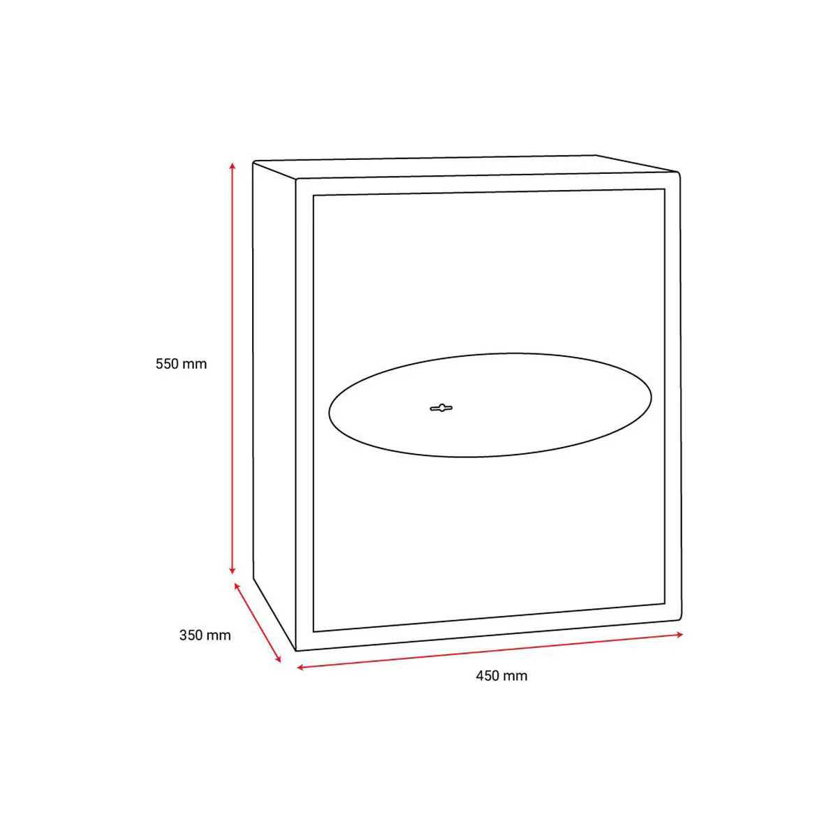 Phoenix 42 Litre Fortress SS1183K Security Safe with Key Lock - Image 8
