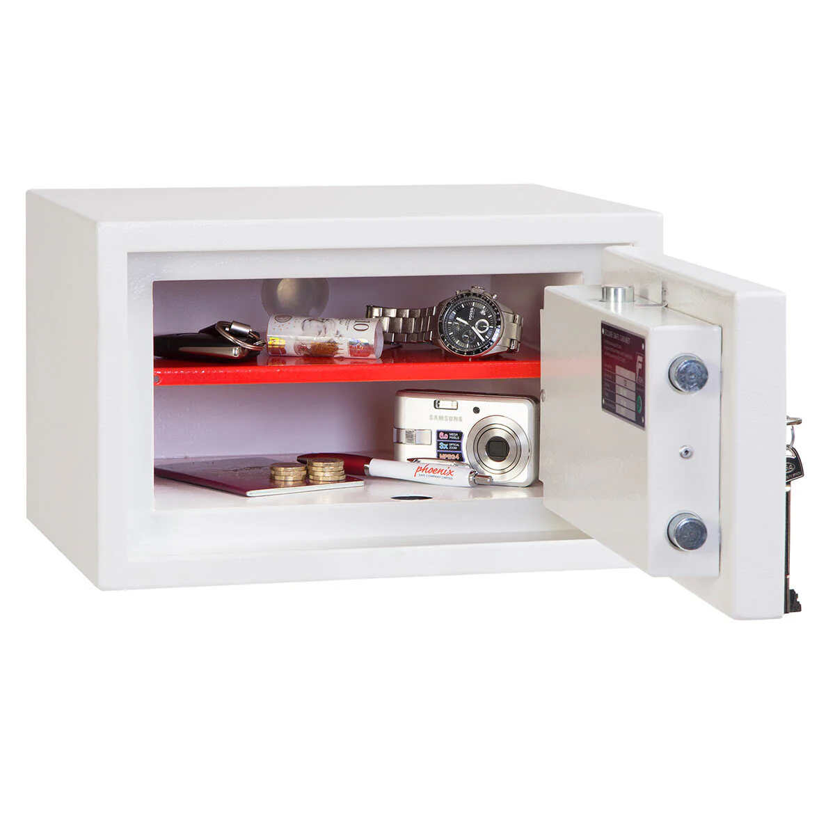 Phoenix Fortress SS1181K Security Safe with Key Lock, 7 Litres - Image 3