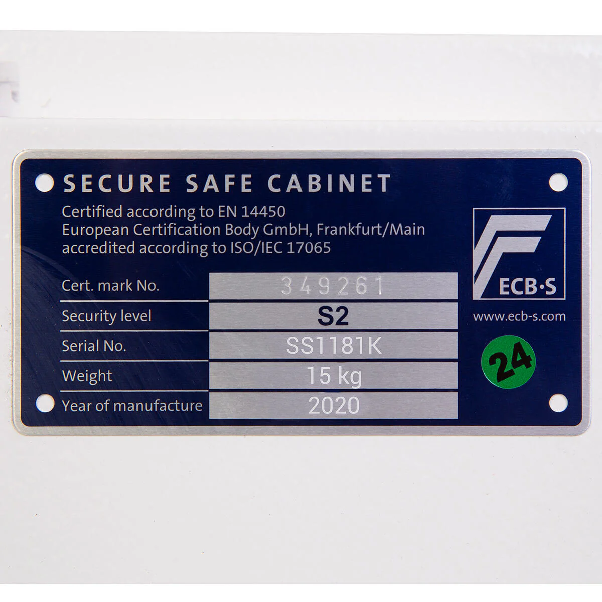 Phoenix Fortress SS1181K Security Safe with Key Lock, 7 Litres - Image 7