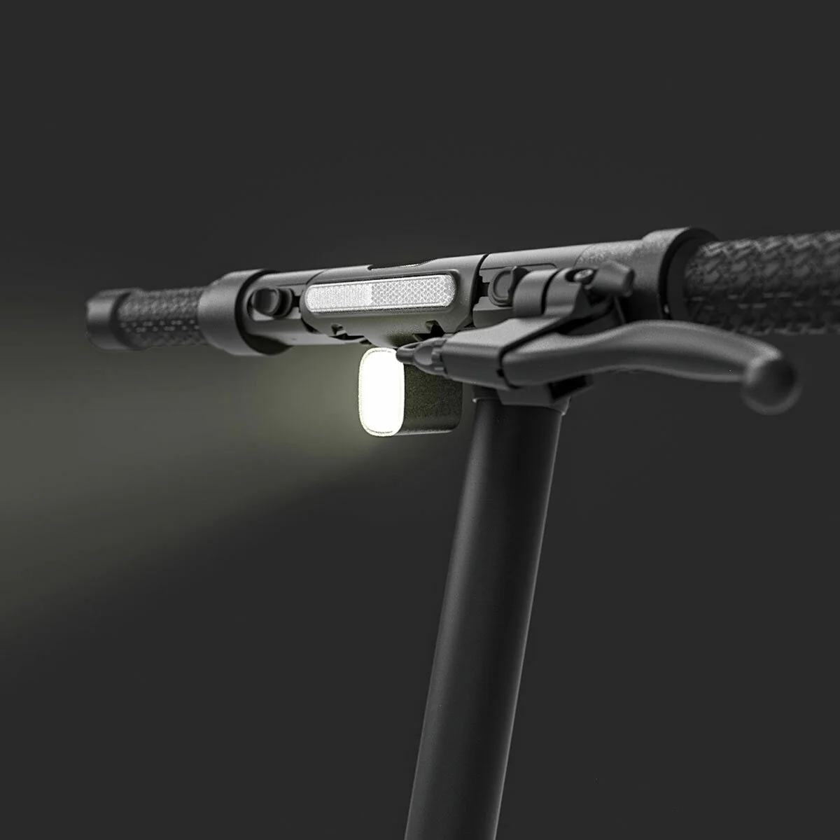 Pure Flex Folding Electric Scooter In Charcoal Grey - Image 4