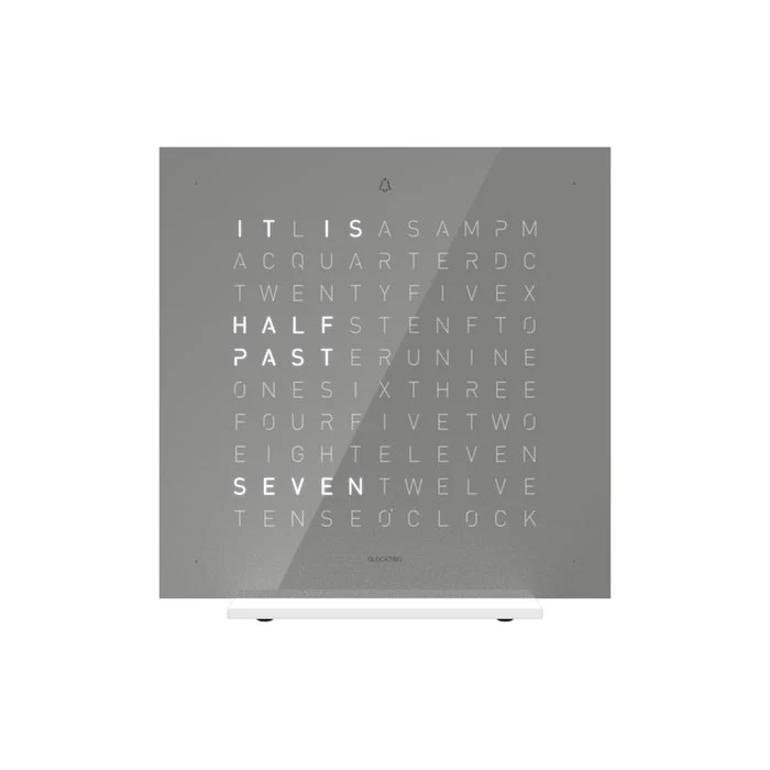 QLOCKTWO Front Cover Earth 13.5 Pure Early Grey Tea Luxury Watch Luxury Watch Swiss Made High Precision Movement  FTENEG