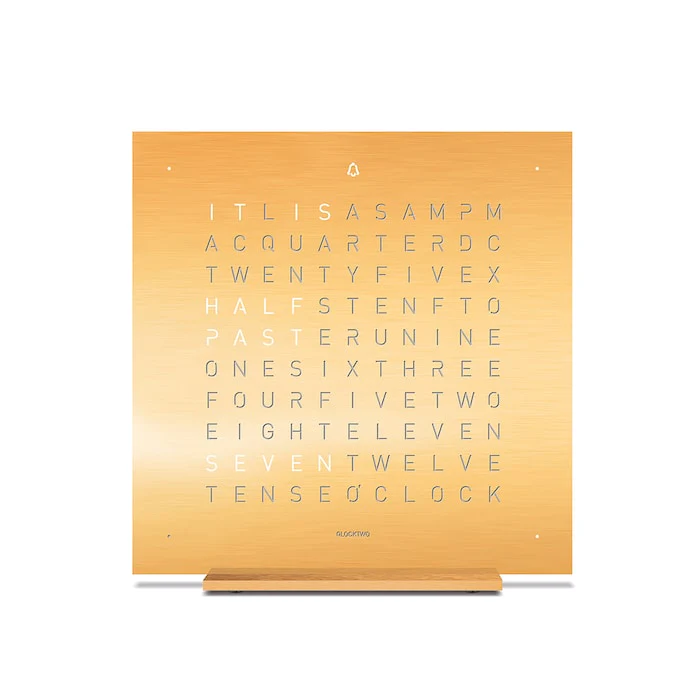 QLOCKTWO TOUCH Creator's Edition Golden Legend Table Clock 13.5cm Luxury Watch Luxury Watch FTENGD