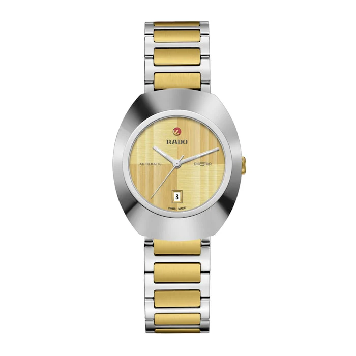 Rado Automatic 30mm Men’s Watch with Yellow Material Dial, Stainless Steel Case & Bracelet, 100m Water Resistant / R12170253
