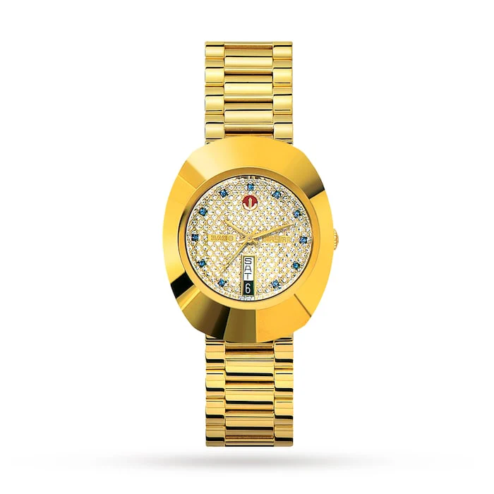 Rado Automatic 35mm Men’s Watch with Silver Material Dial, Stainless Steel Case & Bracelet, 30m Water Resistant / R12413314