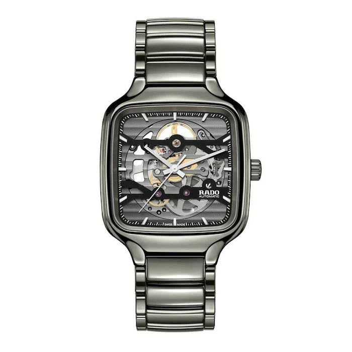 Rado Automatic 38mm Men’s Watch with Black Material Dial, Titanium Case, 50m Water Resistant / R27125152