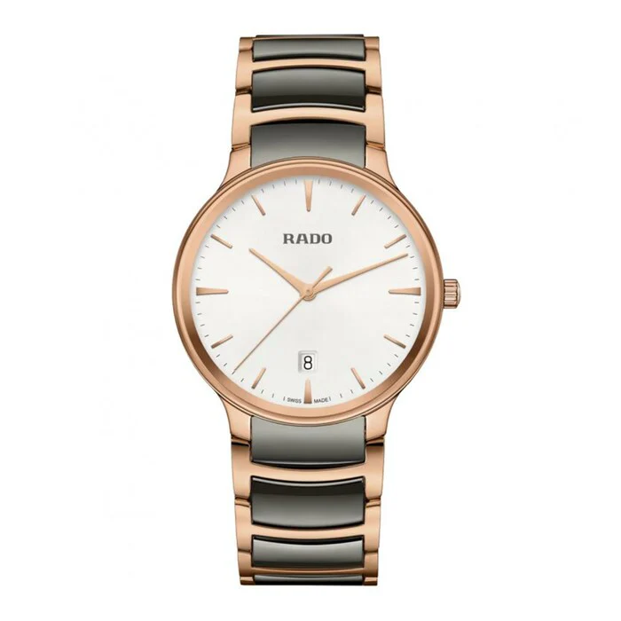 Rado Automatic 39mm Men’s Watch with Silver Material Dial, Stainless Steel Case & Bracelet, 30m Water Resistant / R30023012