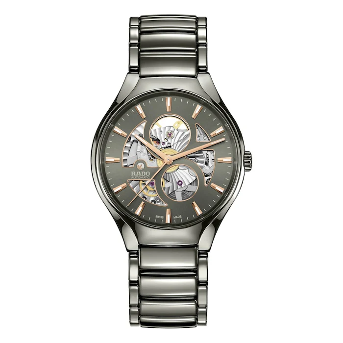 Rado Automatic 40mm Men’s Watch with Skeleton Material Dial, Titanium Case, 50m Water Resistant / R27108112