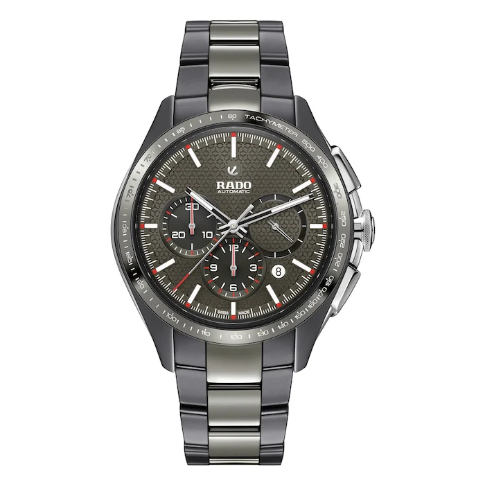 Rado Automatic 45mm Men’s Watch with Grey Material Dial, Ceramic Case, 100m Water Resistant / R32022152