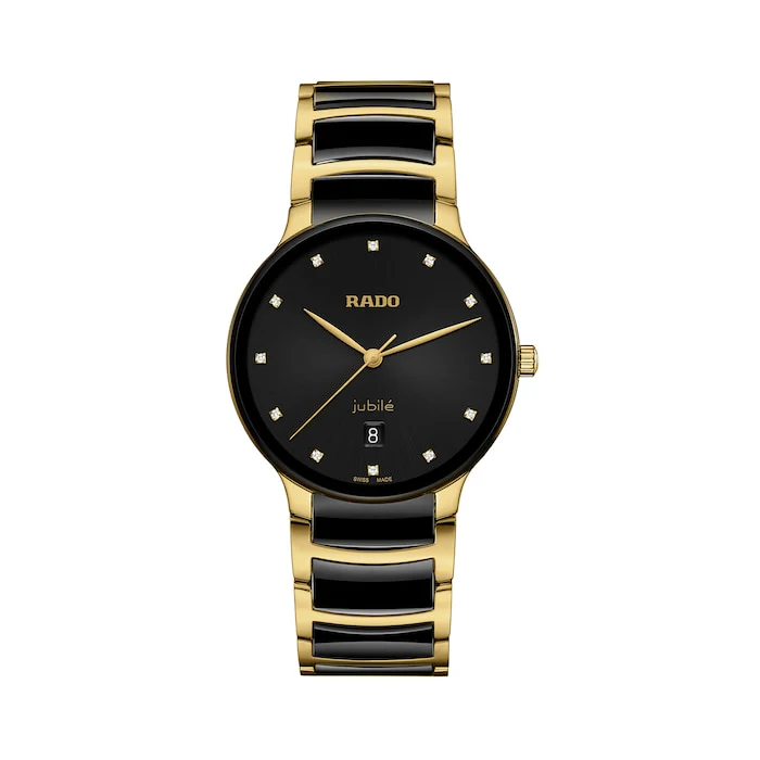 Rado Centrix Diamonds 39.5 mm, Quartz Ladies Watch Luxury Watch Swiss Made High Precision Movement R30022742
