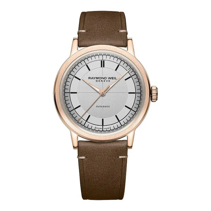 Raymond Weil Automatic Men’s Watch with Silver Material Dial, Stainless Steel Case, 50m Water Resistant / 2925-PC5-65001
