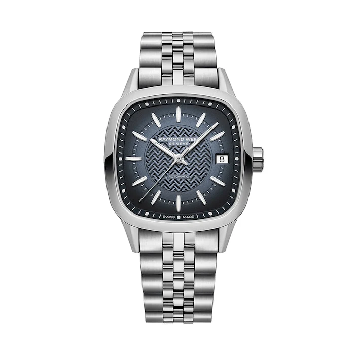 Raymond Weil Freelancer Automatic 34.5mm x 34.5mm Ladies Watch Blue Luxury Watch Swiss Made  2490-ST-50051