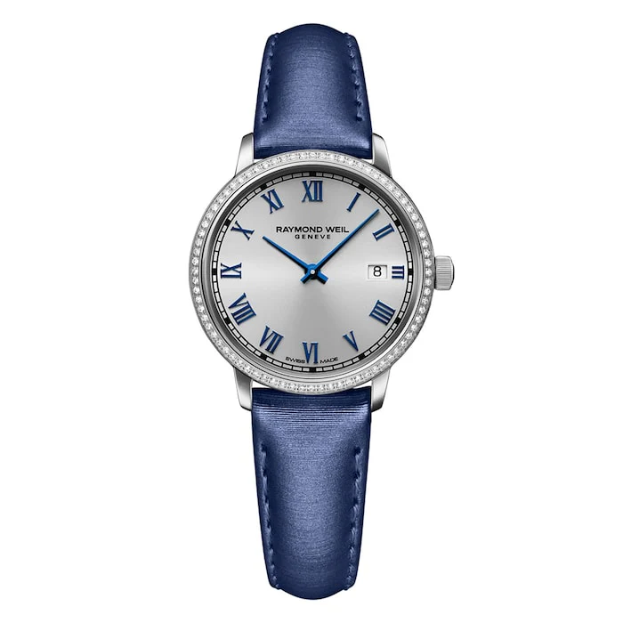 Raymond Weil Toccata Quartz 29mm Ladies Watch Silver Luxury Watch Swiss Made High Precision Movement  5985-SCS-00653