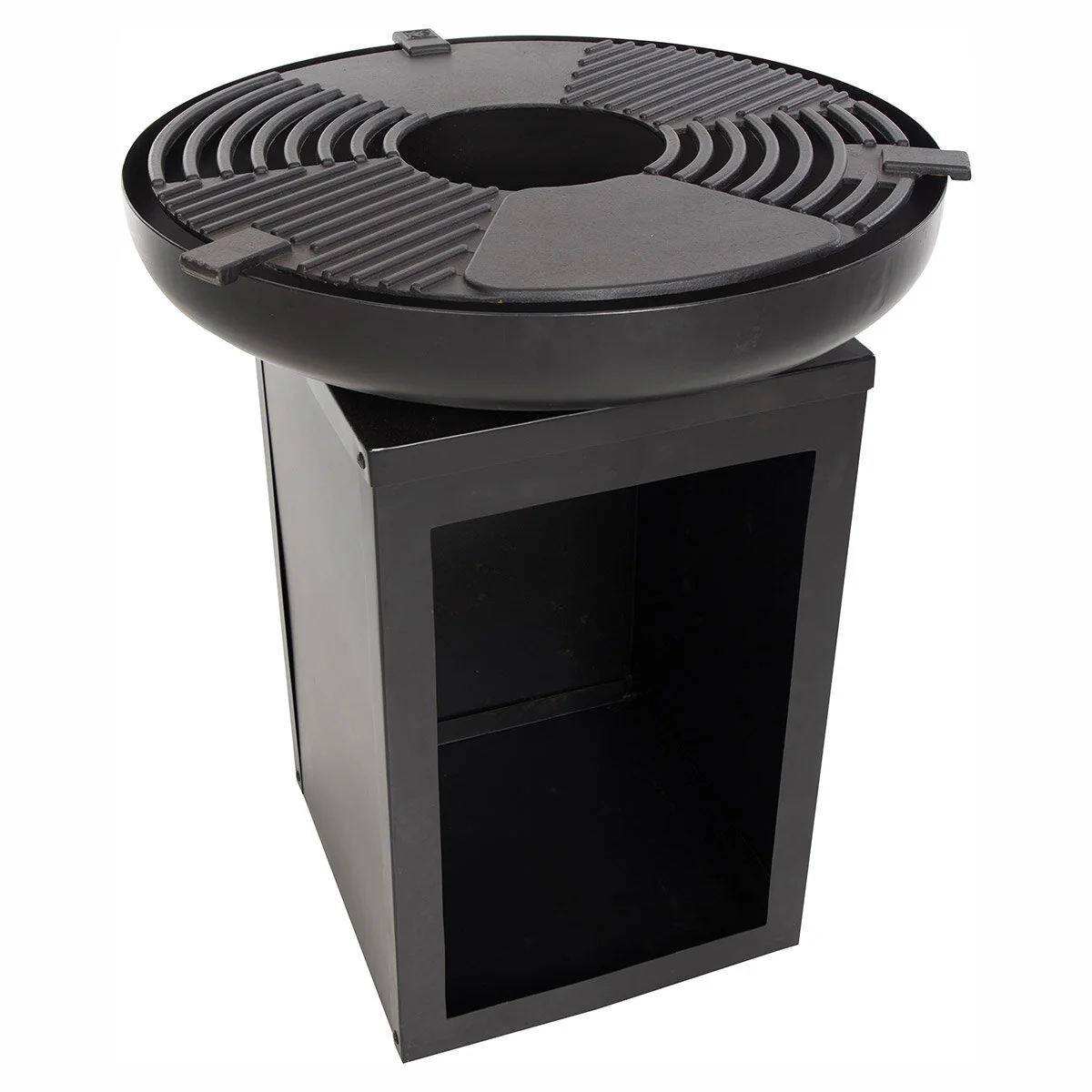 RedFire Mantanzas Wood Burning Fire Bowl with Grill and Wood Storage - Image 6