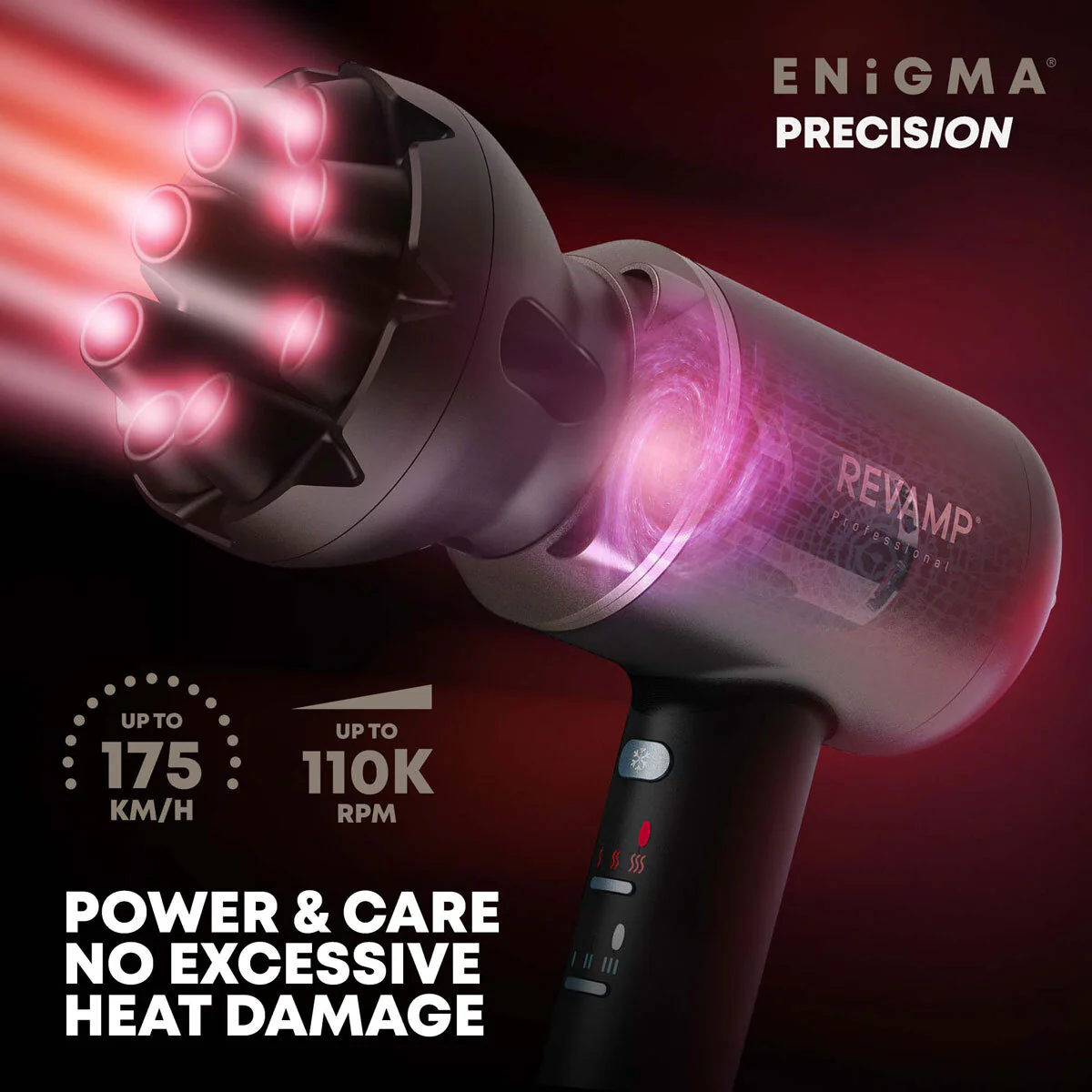 Revamp Enigma PRECISION Hair Dryer, DR-7000-GB - Image 2