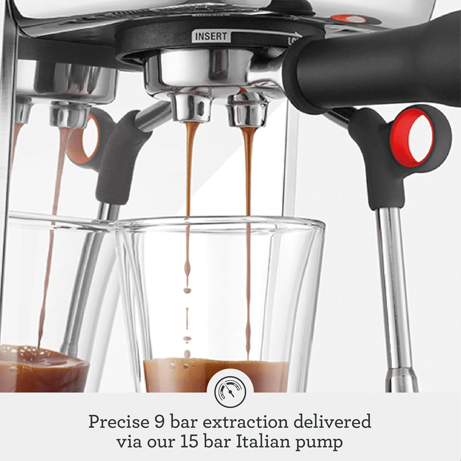 Sage - The Bambino Plus - Compact Coffee Machine with Automatic Milk Frother - 1.9L, 15 bar, 1600 W - Single or Double Shot Espresso Maker, Cappuccino, Latte, Black Truffle - Image 3