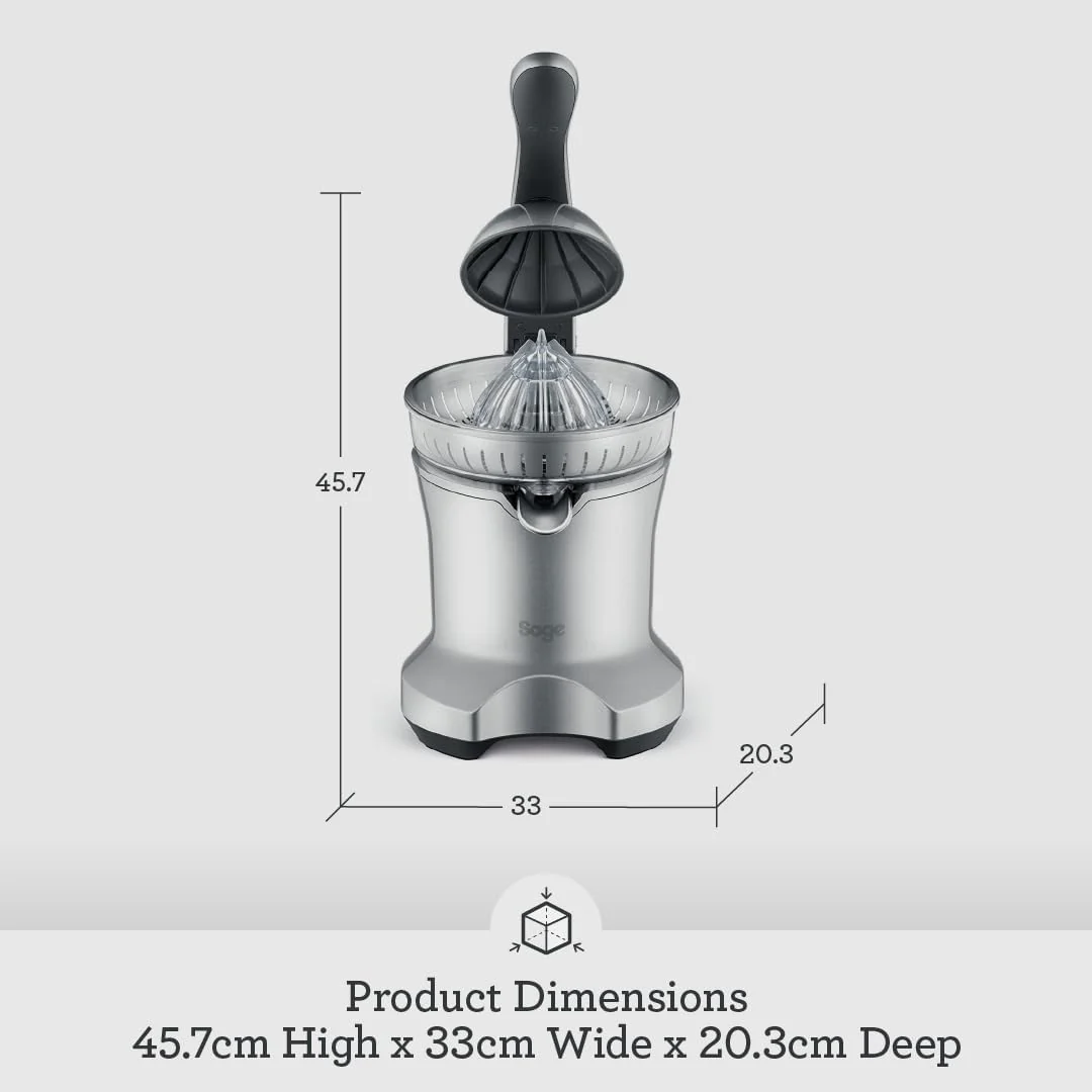 Sage - The Citrus Press - Quiet Automatic Juicer, Silver - Image 6