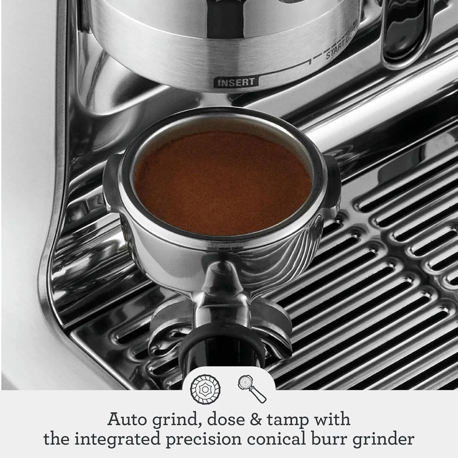 Sage - The Oracle, Bean to Cup Coffee Machine with Manual and Automatic Milk Frother, Brushed Stainless Steel - Image 3