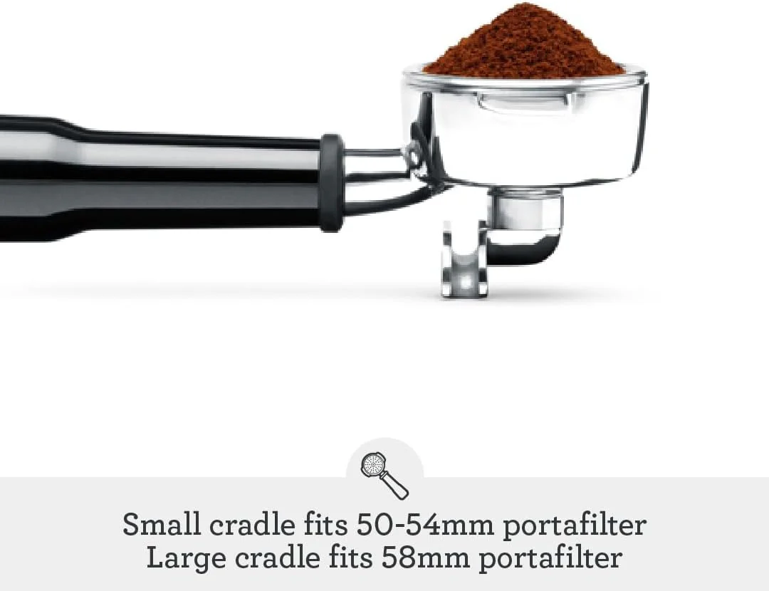 Sage - The Smart Grinder Pro - Conical Burr Coffee Grinder - Programmable, Automatic - 450g Coffee Bean Capacity, 60 Precise Grind Settings - Black Truffle - Image 5