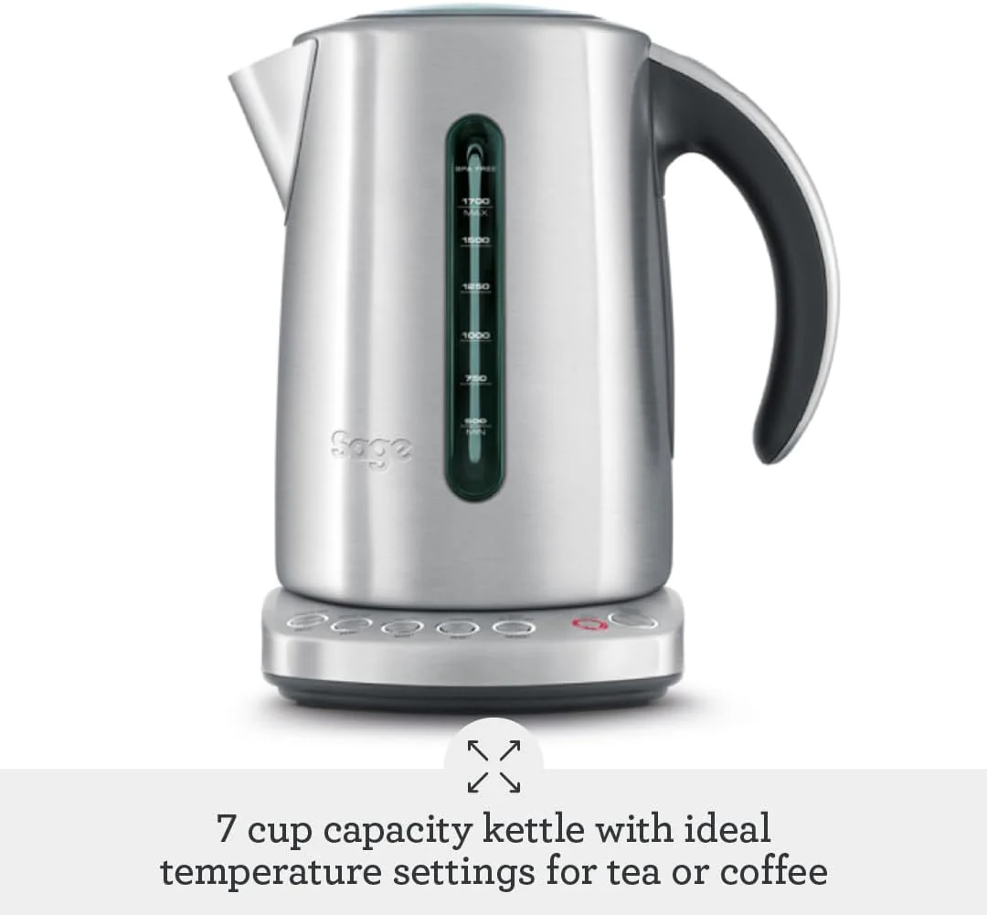 Sage - The Smart Kettle - Quiet and Cordless Electric Kettle - Fast Boil, Brushed Stainless Steel - Image 2