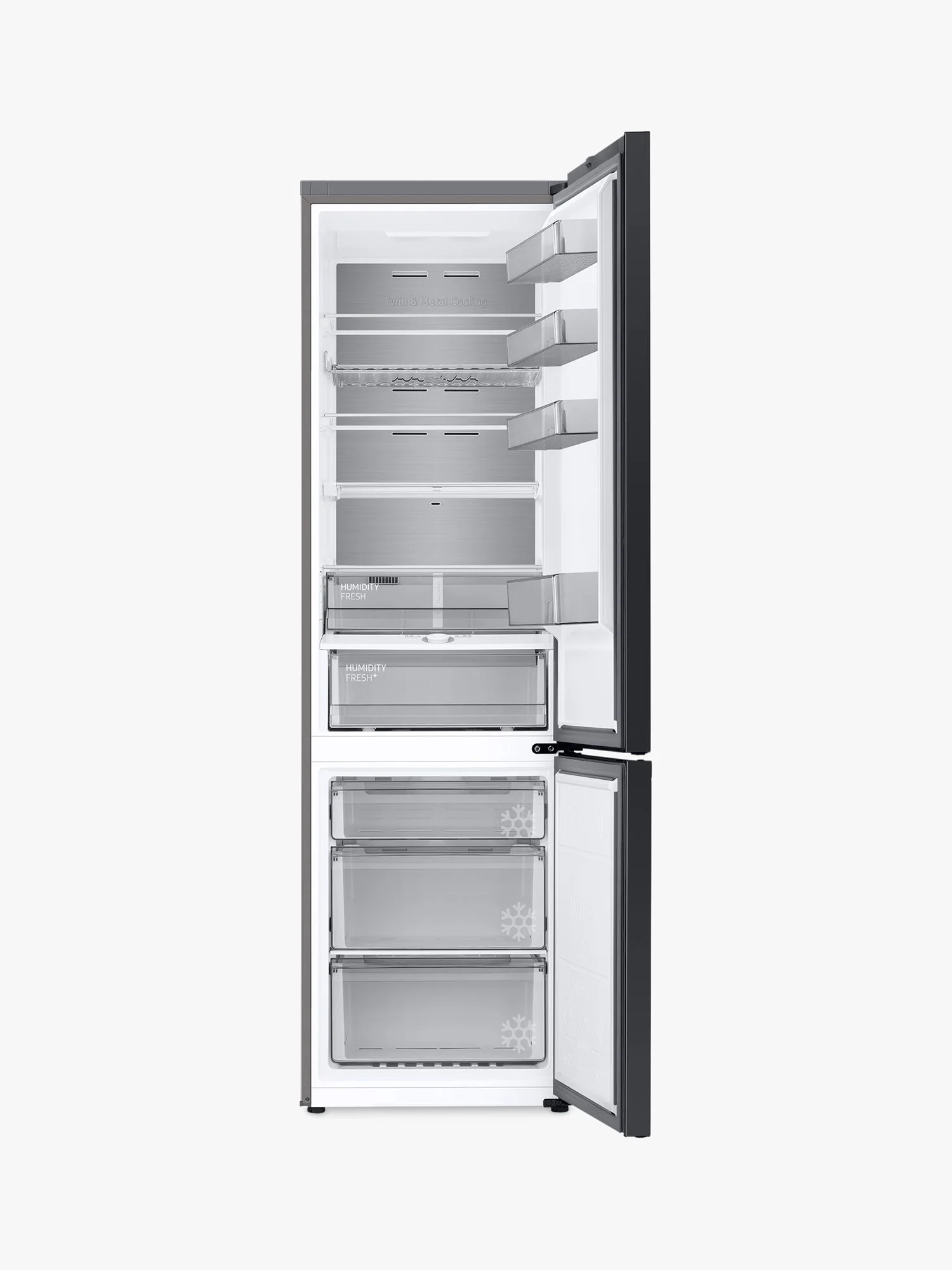 Samsung Bespoke RB38A7CGTS9 Freestanding 70/30 Fridge Freezer, Stainless Steel - Image 3