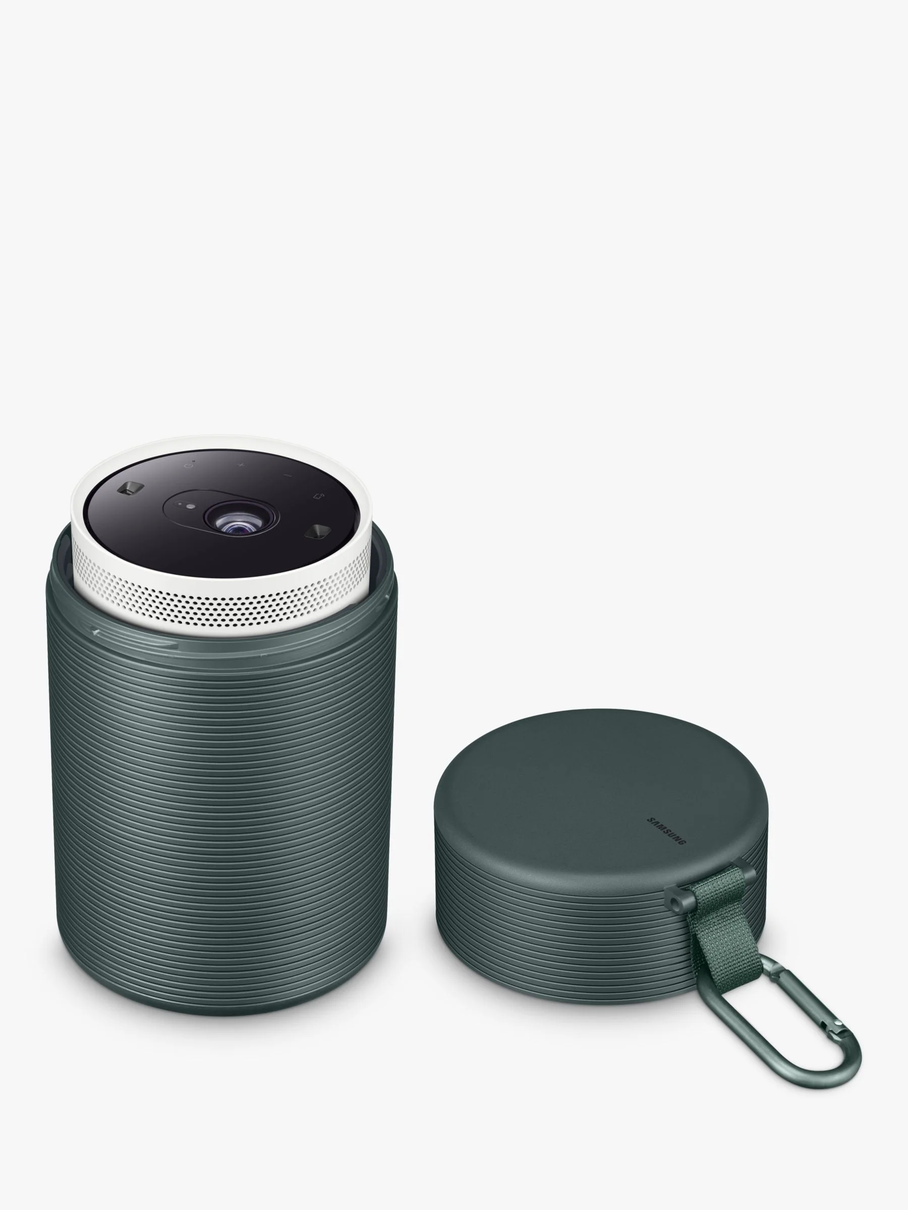 Samsung Freestyle Projector Case, Dark Green, Durable, Weather-Resistant, Compact, IP55 Water/Dust Protection - Image 4