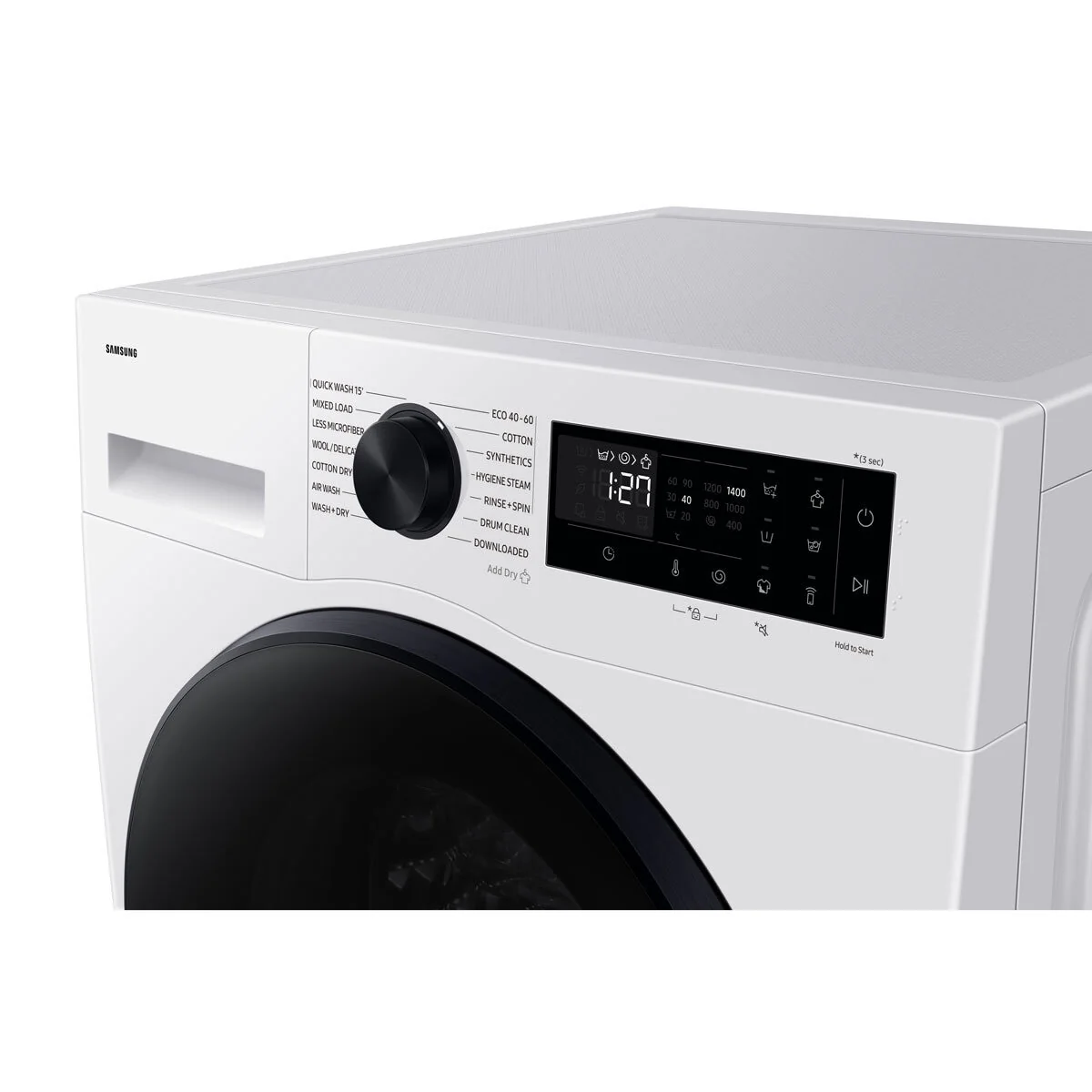 Samsung Series 5 WD90DG5B15BEEU 9/6kg Washer Dryer, D Rated in White - Image 3