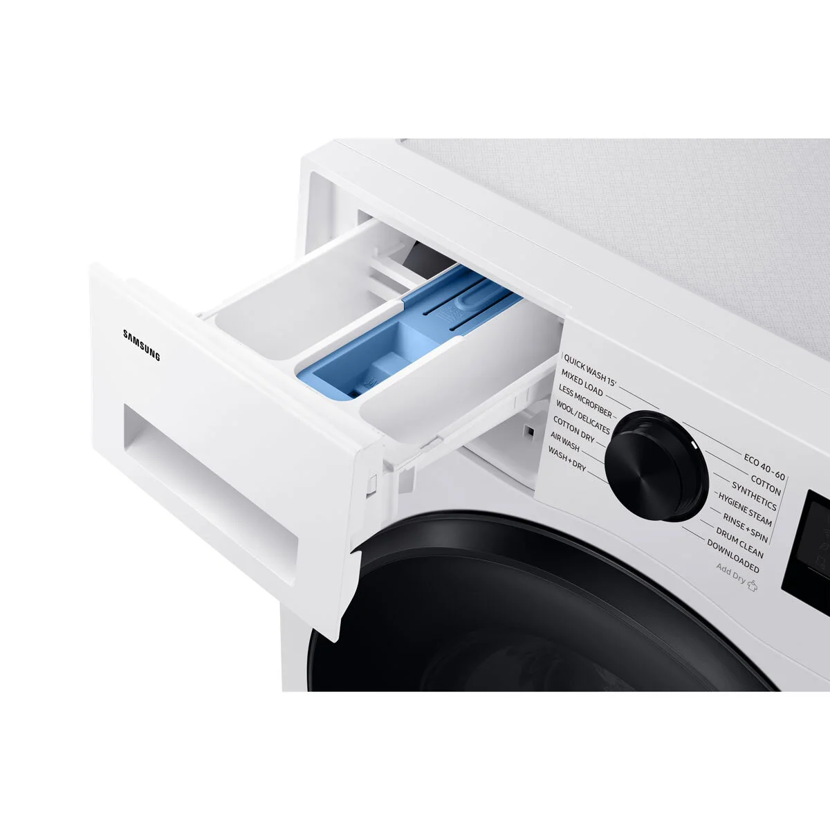 Samsung Series 5 WD90DG5B15BEEU 9/6kg Washer Dryer, D Rated in White - Image 4