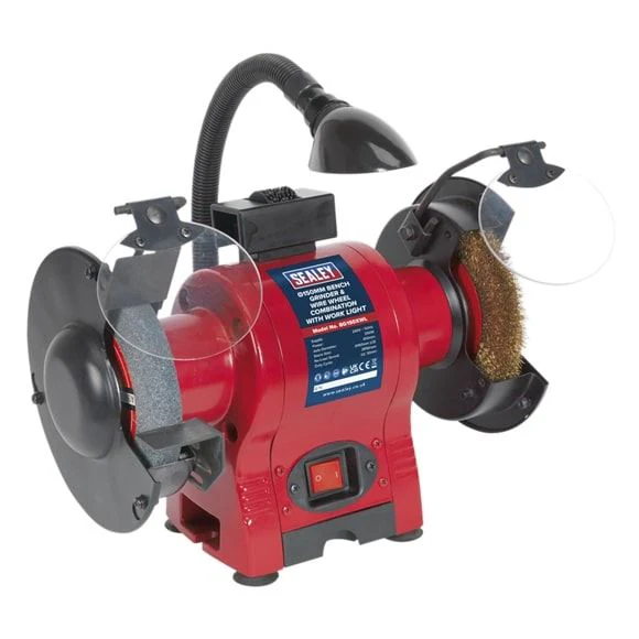 Sealey BG150XWL Bench Grinder Ć150mm with Worklight 250W/230V
