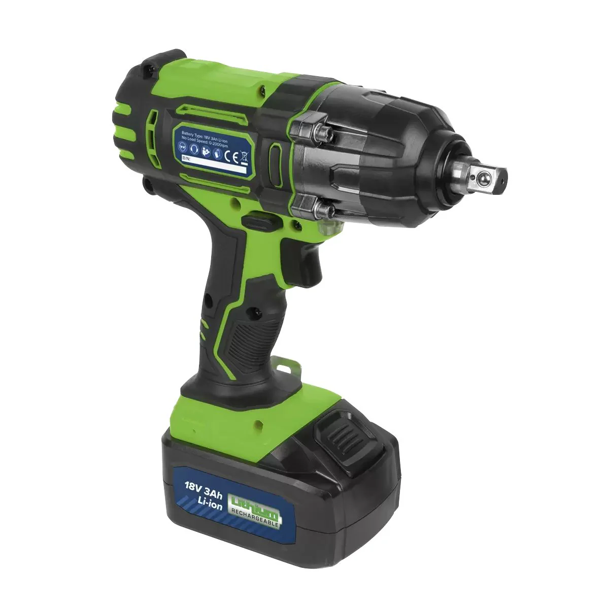 Sealey CP400LIHV 18V 1/2" Impact Wrench Cordless Kit