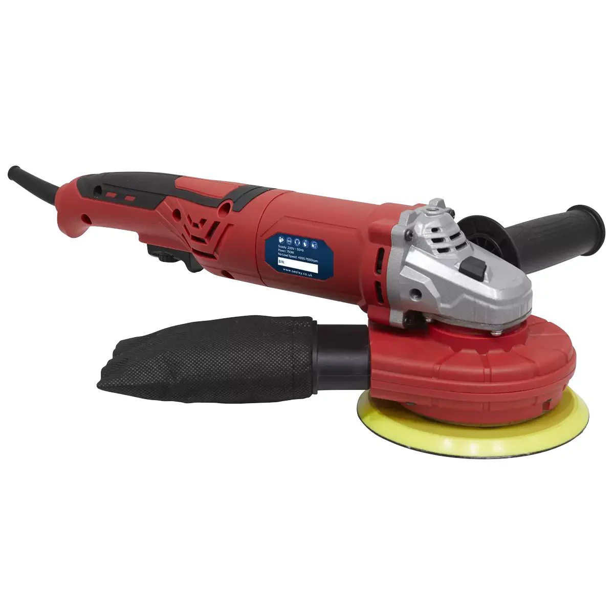 Sealey DAS151 Ć150mm Dual Action Variable Speed Dust-Free Sander 230V/750W