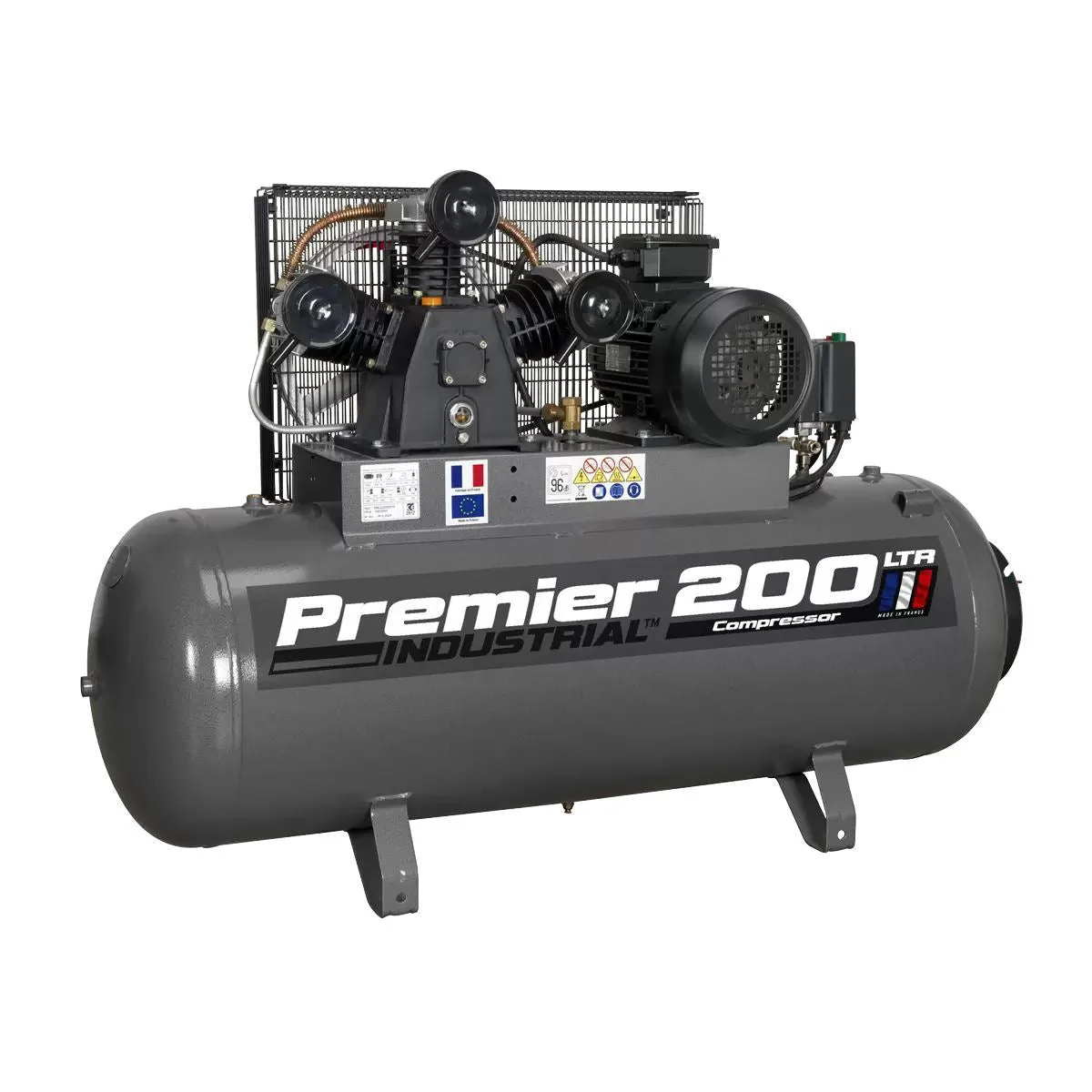 Sealey SAC32055B Compressor 200ltr Belt Drive 415V/32A
