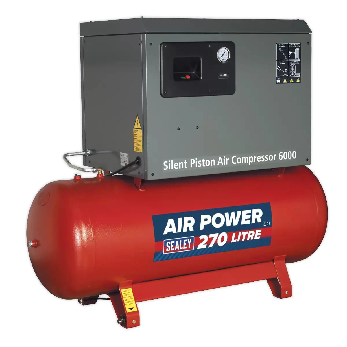 Sealey SAC42755BLN 270L Air Compressor Belt Drive 415V/32A