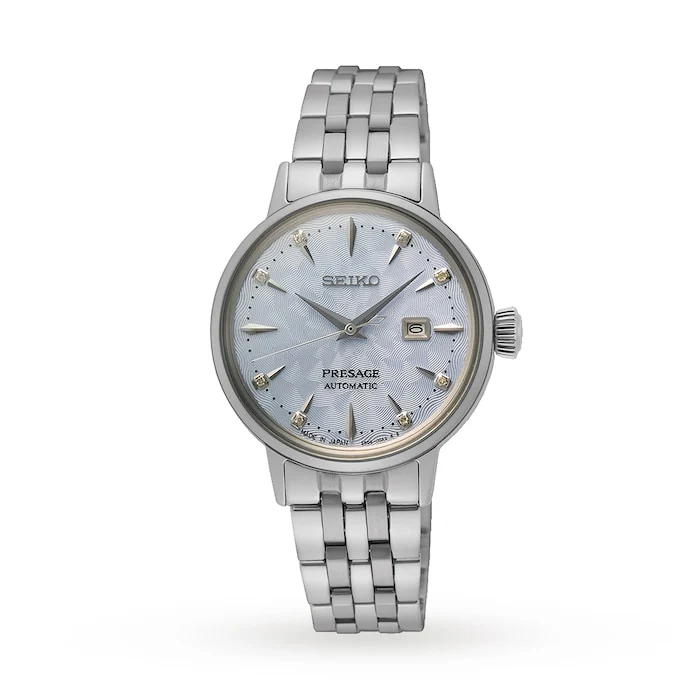 Seiko Presage Presage Cocktail Time 'Skydiving' Diamond Twist Ladies Watch Japanese Automatic  SRE007J1