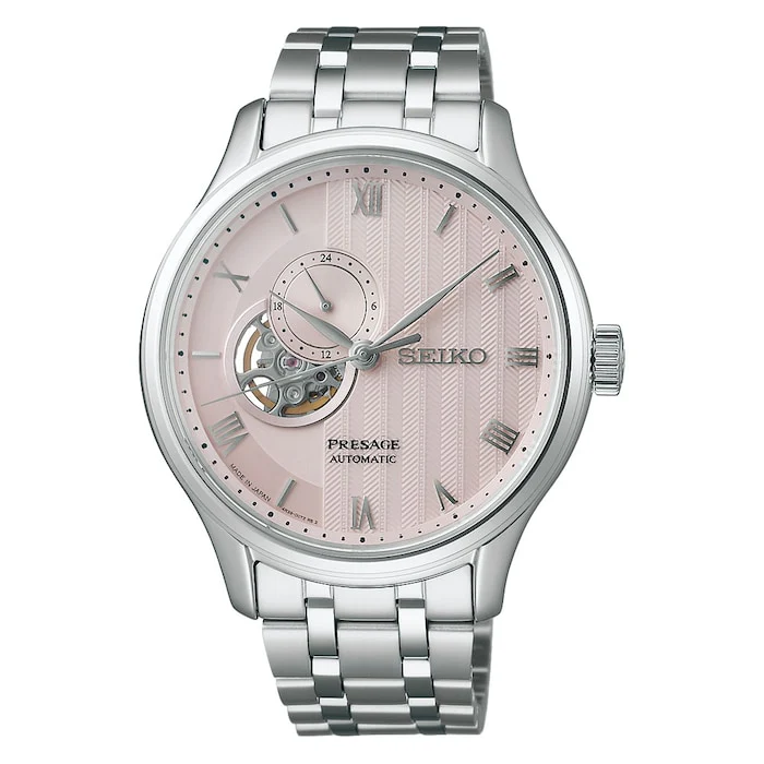 Seiko Presage Zen Garden - Kyoto Cherry Blossom 41.5mm Watch Japanese Automatic Sapphire Crystal SSA465J1