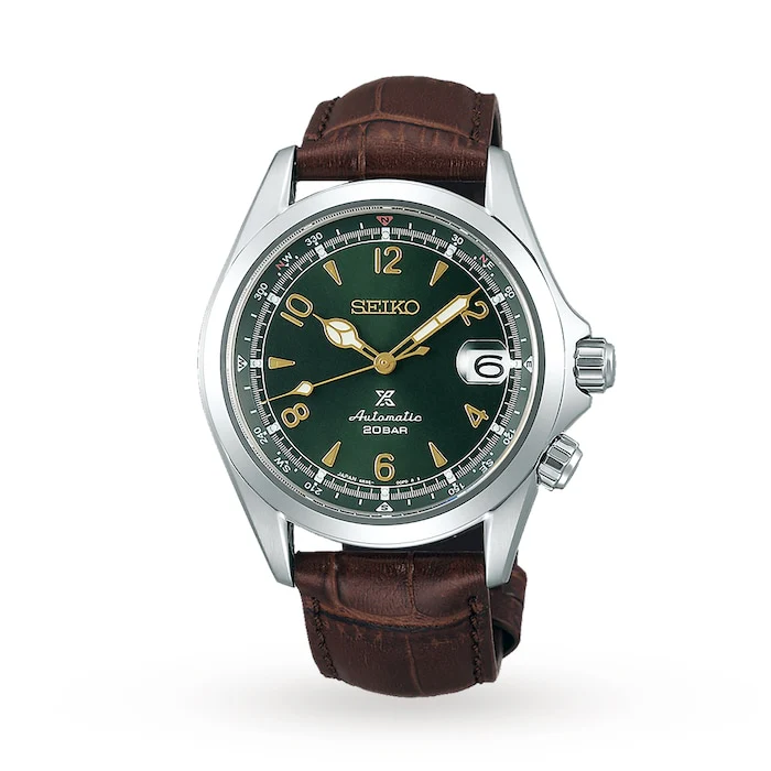 Seiko Prospex Prospex Automatic 13mm Men’s Watch with Green Material Dial, Stainless Steel Case, 200m Water Resistant / SPB121J1