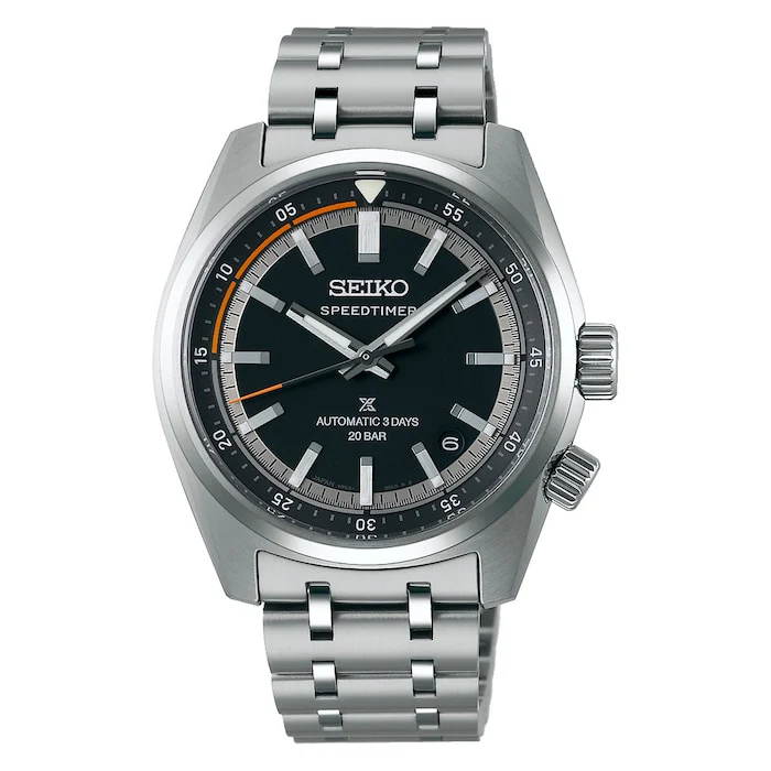Seiko Prospex Prospex Automatic Men’s Watch with Black Material Dial, Stainless Steel Case & Bracelet, 200m Water Resistant / SPB515J1