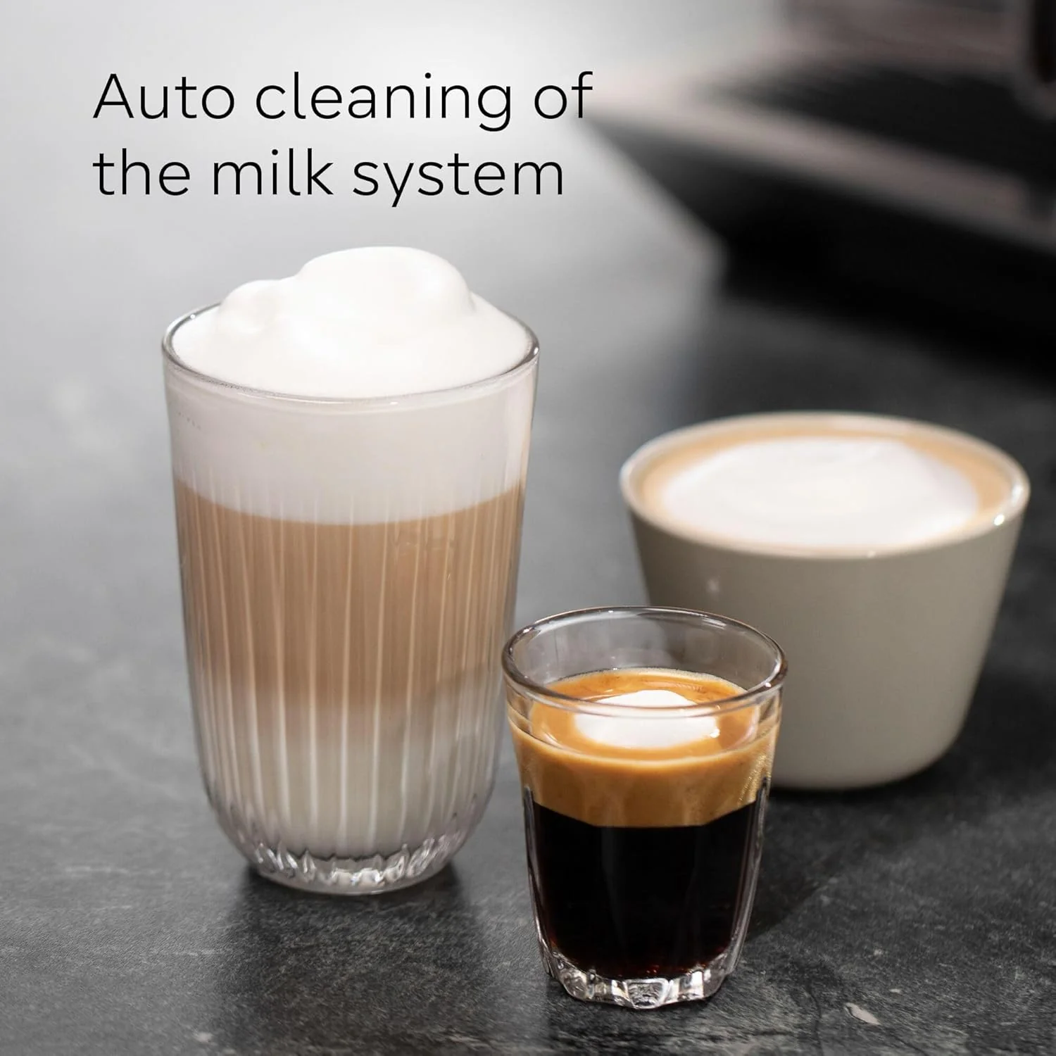 SIEMENS EQ700 Fully Automatic Bean to Cup Coffee Machine, 5" Touch Screen Display, Cold Brew/Slow Brew, Integrated Milk Container, 30+ Coffee Beverages with Home Connect, TQ717GB3 - Image 15
