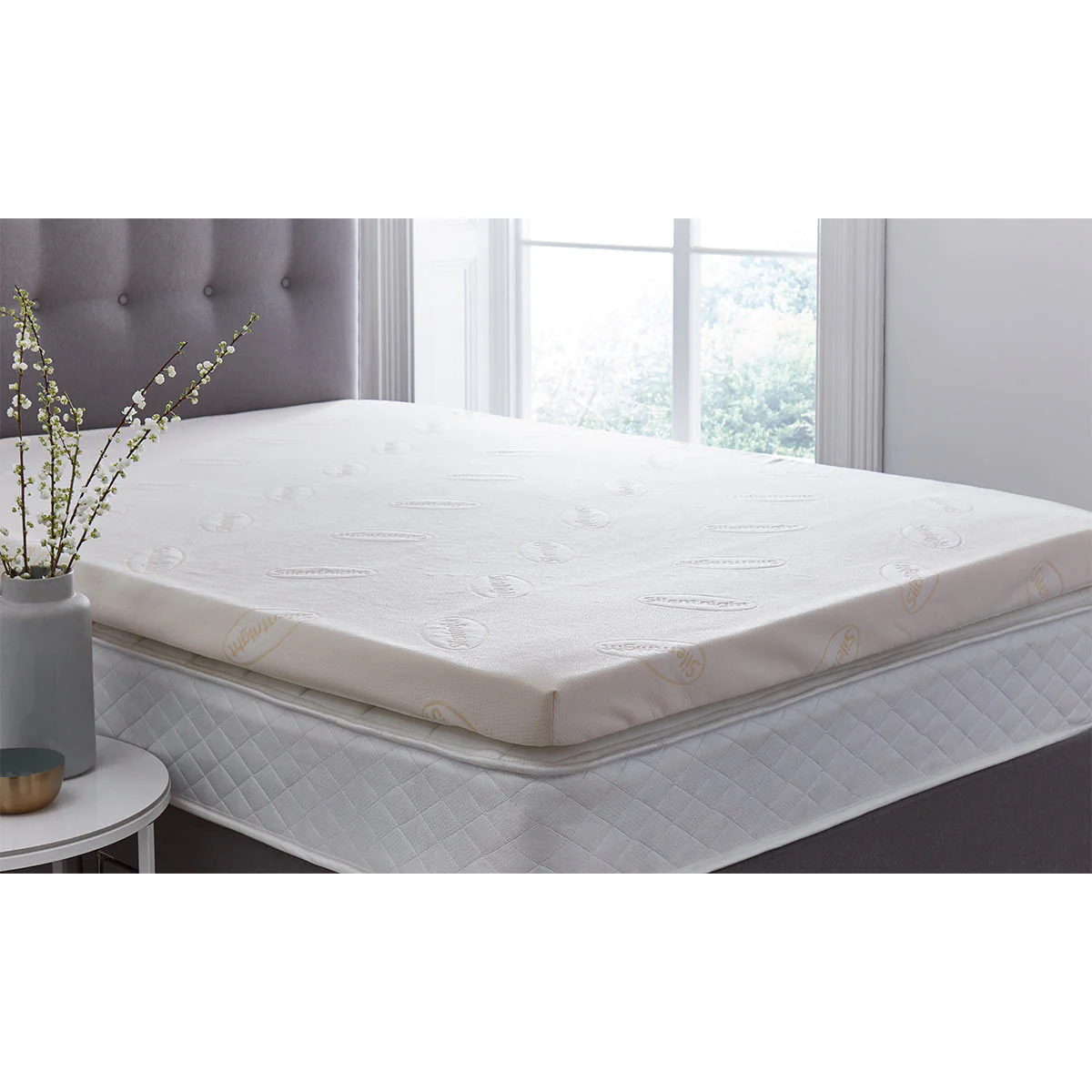 Impress memory foam mattress topper double better quality machine washable - Image 6