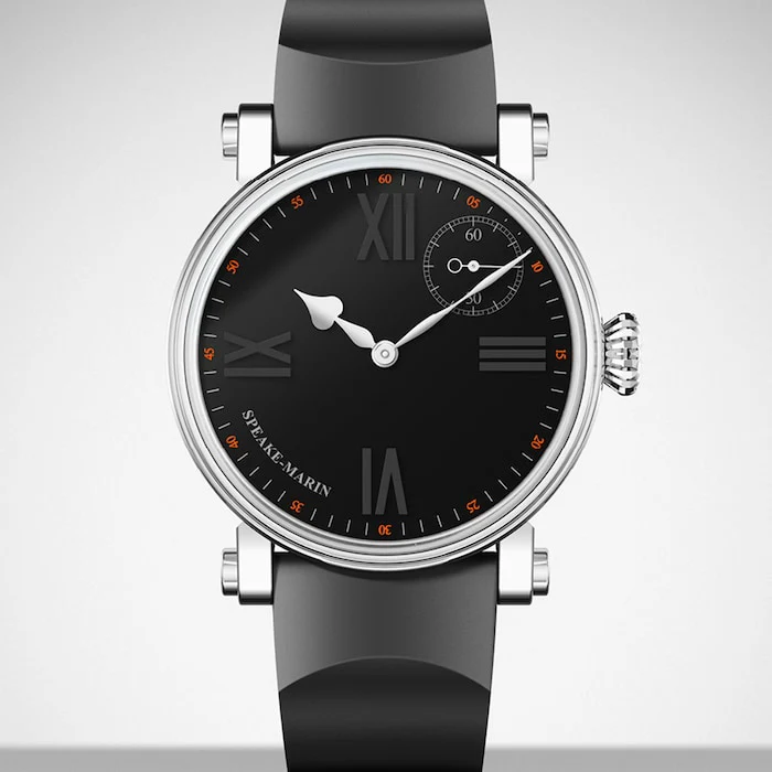Speake-Marin Automatic 42mm Men’s Watch with Black Material Dial, Titanium Case, 30m Water Resistant / 414217040