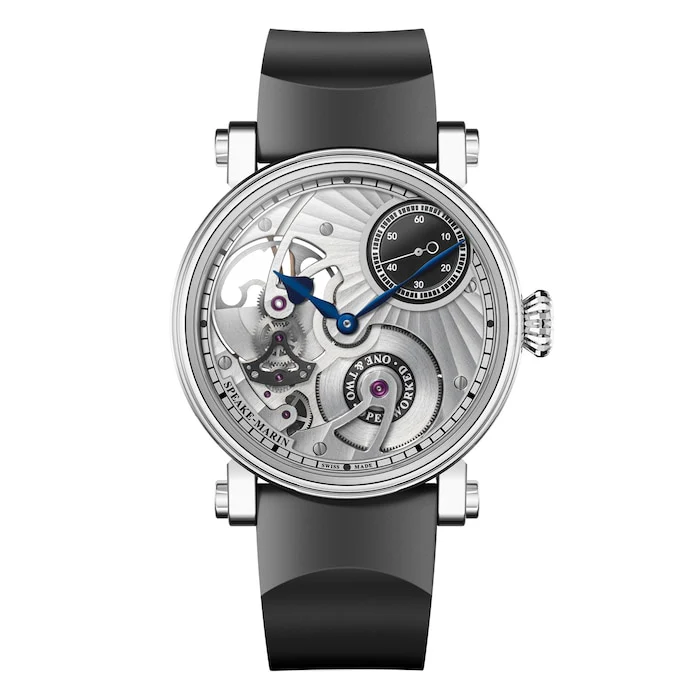 Speake-Marin OpenWorked Titanium 38mm Mens Watch Luxury Watch Swiss Made Highâ Precision Movement Sapphire Crystal Premium Case Water Resistant 413813330