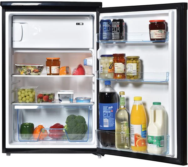 STATESMAN R155B Undercounter Fridge - Black with mini freezer - Image 2