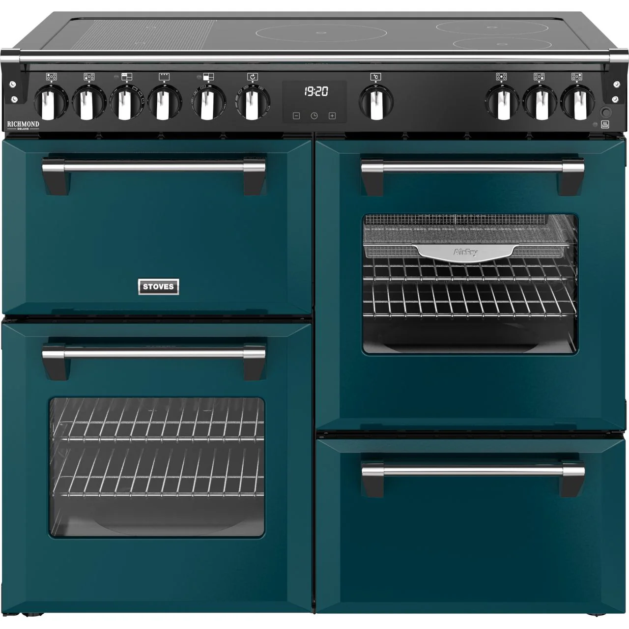 Stoves Richmond Deluxe 100Ei 100cm wide Electric Range Cooker with Induction Hob - A Rated - Image 3