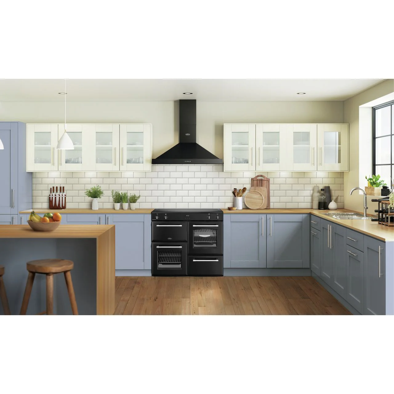 Stoves Richmond Deluxe 100Ei 100cm wide Electric Range Cooker with Induction Hob - A Rated - Image 2