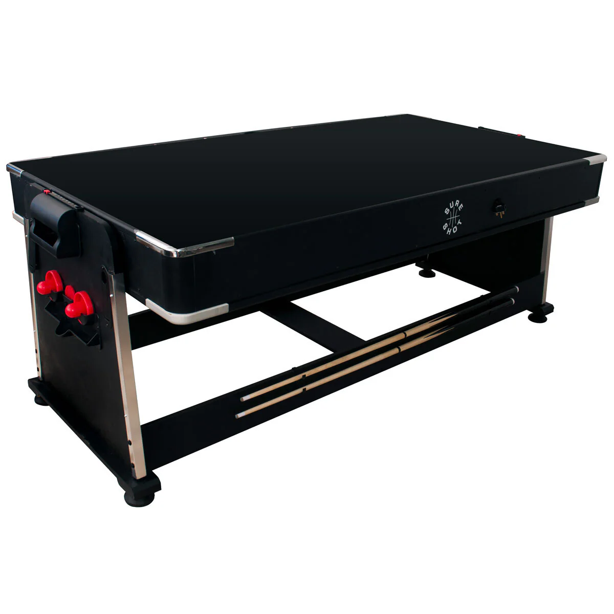 Sure Shot 4 in 1 Multifunctional Games Table - Pool, Air hockey and Table Tennis, as well as a dining table multi game table - Image 6
