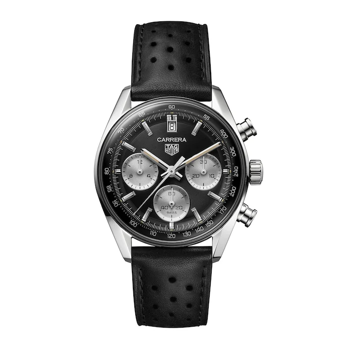 TAG Heuer Automatic 39mm Men’s Watch with Black Material Dial, Stainless Steel Case, 100m Water Resistant / CBS2210.FC6534