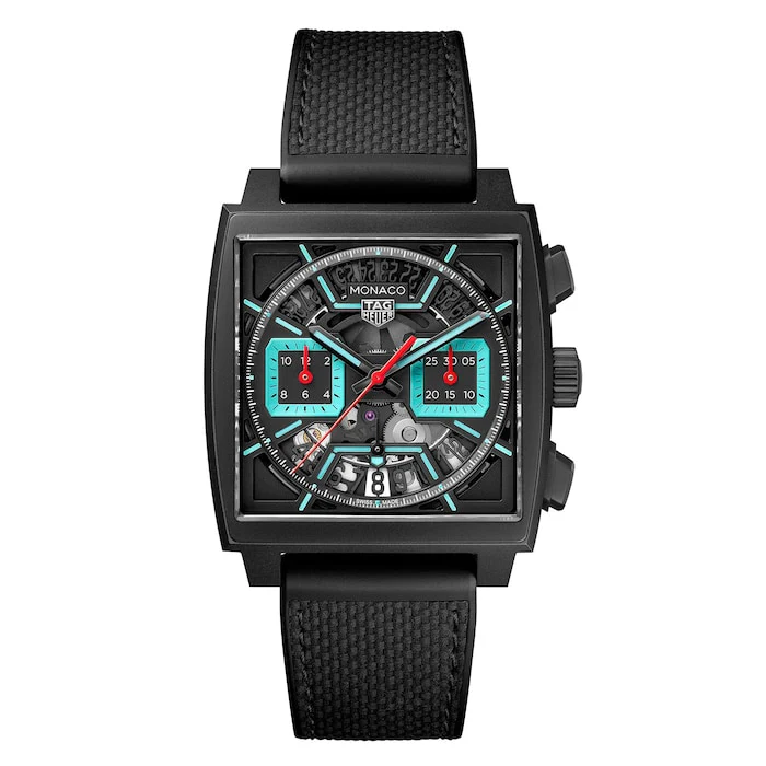 TAG Heuer Automatic 39mm Men’s Watch with Black Material Dial, Titanium Case, 100m Water Resistant / CBL2184.FT6236