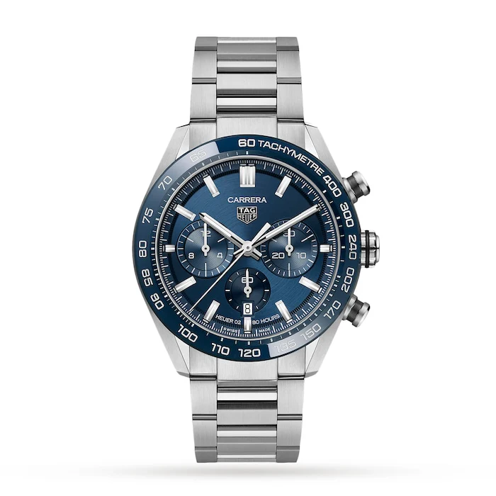 TAG Heuer Carrera Automatic Chronograph 44mm Mens Watch Luxury Watch Swiss Made Automatic Movement Sapphire Crystal Stainless Steel Case CBN2A1A.BA0643