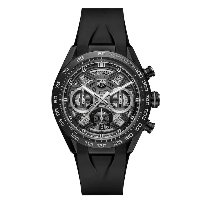 Carrera Chronograph Extreme Sport 44mm Mens Watch Black